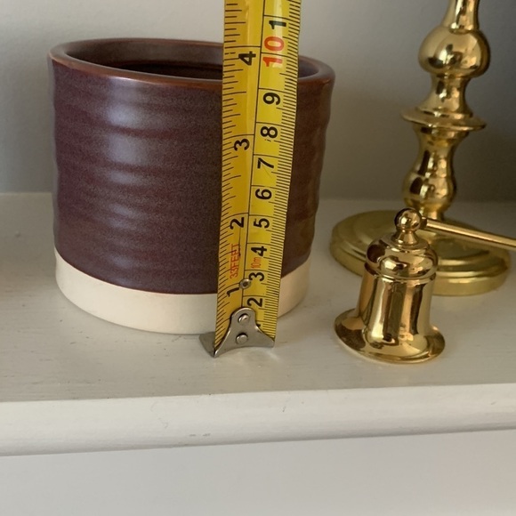 Set of two Threshold Bathroom Ceramic Canisters plum purple two tones‎ - Picture 5 of 10